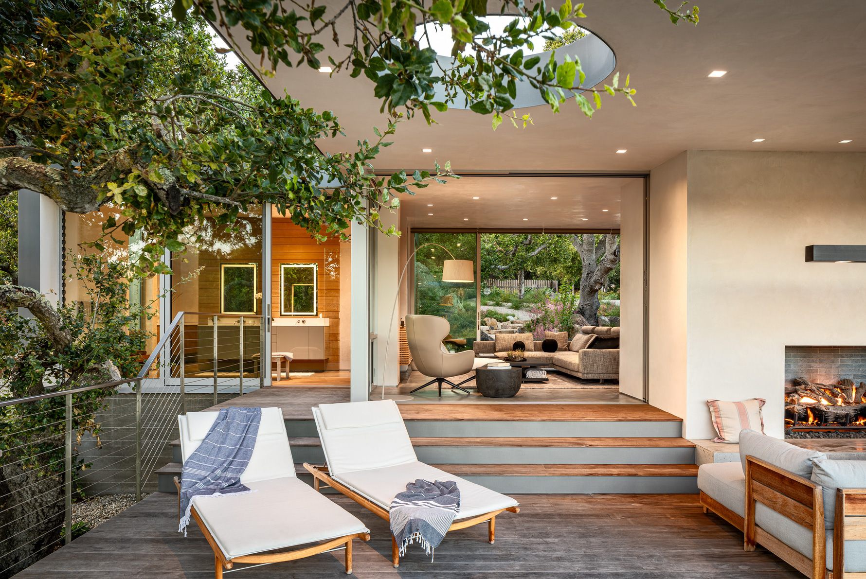 Santa-Barbara-Foothills-Residence-Pool-Modern-Deck-View-Indoor-Outdoor