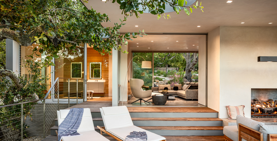 Santa-Barbara-Foothills-Residence-Pool-Deck-View-Indoor-Outdoor