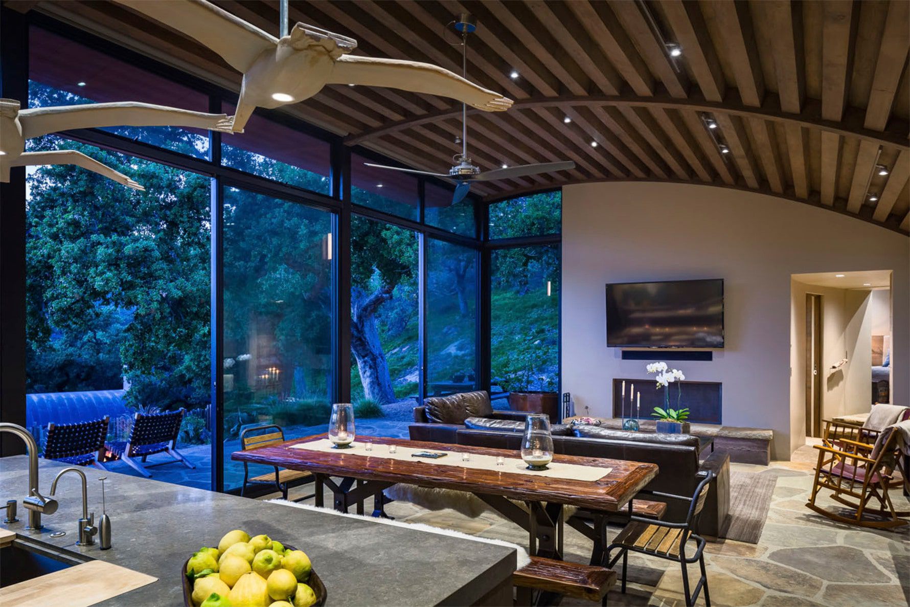 Ricon-Ranch-Great-Room-Wood-Beam-Ceiling
