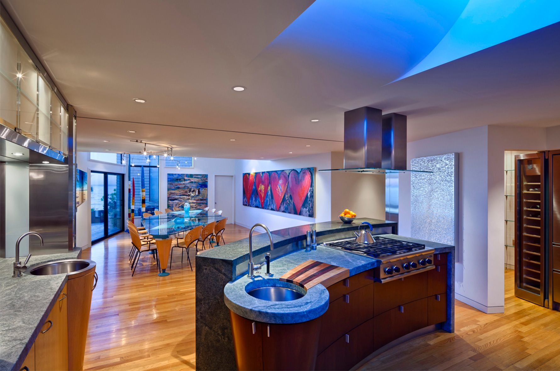 Handtmann-Residence-Kitchen-island-Dining-Room