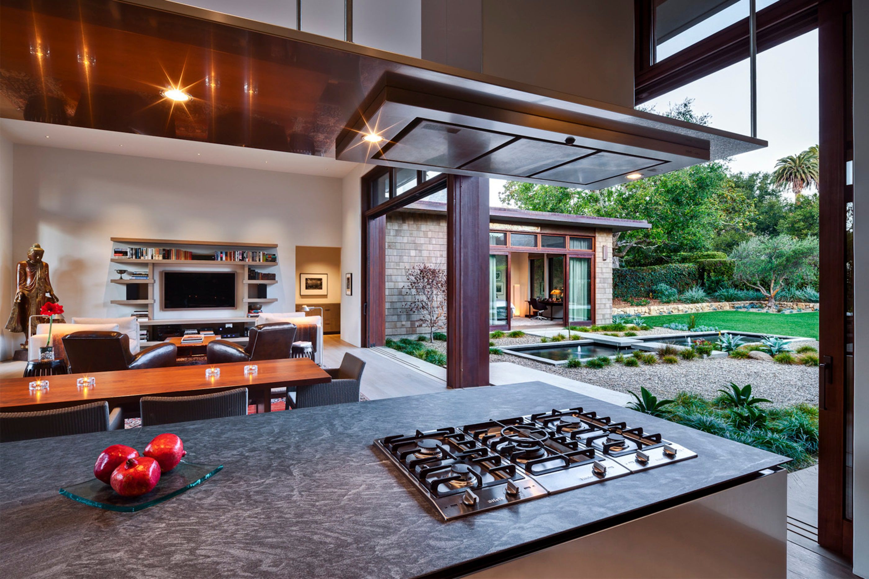 Thayer-Residence-Sliding-Patio-Doors-Water-Feature